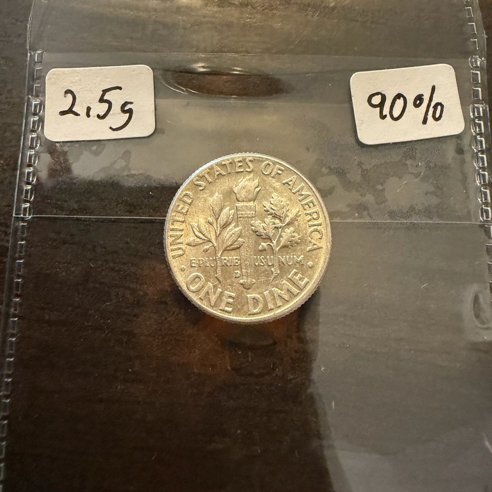 1964 Silver Coin - Picture 2 of 2